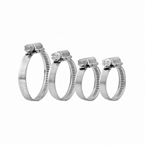 Хомут червячный оцинкованный 10-18-х (минимум 10шт)